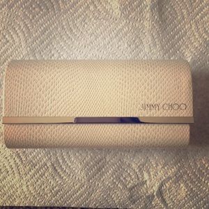 Jimmy Choi Faux  Snakeskin Sunglass Case